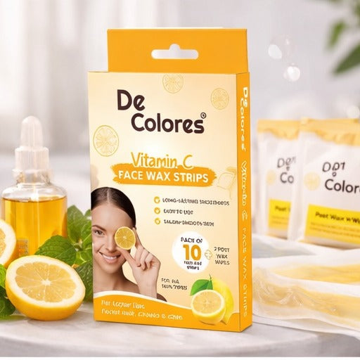 Vitamin C Face Wax Strips