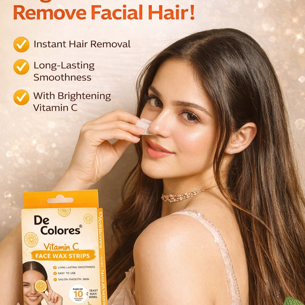 Vitamin C Face Wax Strips