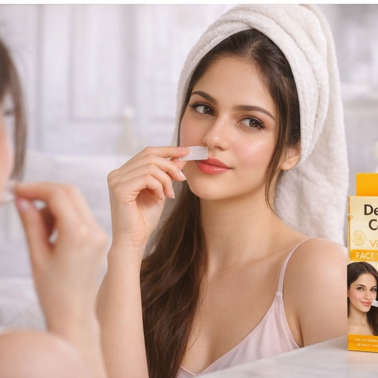 Vitamin C Face Wax Strips