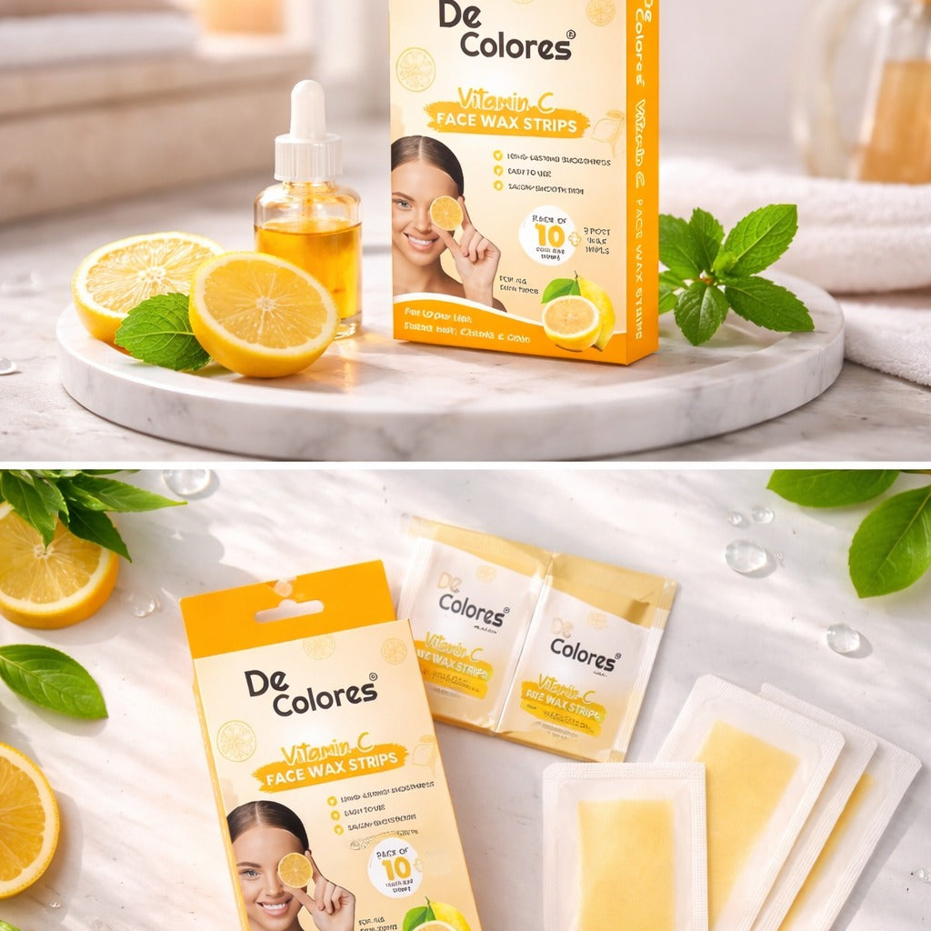 Vitamin C Face Wax Strips